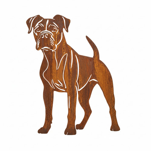 Boxer rouille décoration