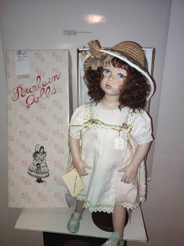 Poupees carine porcelaine 60 - poupees,