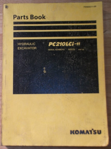 Manuel pièces excavateur - de,