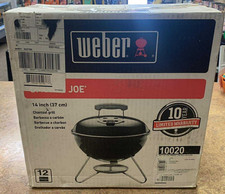 Weber 14" Smokey Joe Portable Charcoal Grill Black Outdoor BBQ Free Shipping *