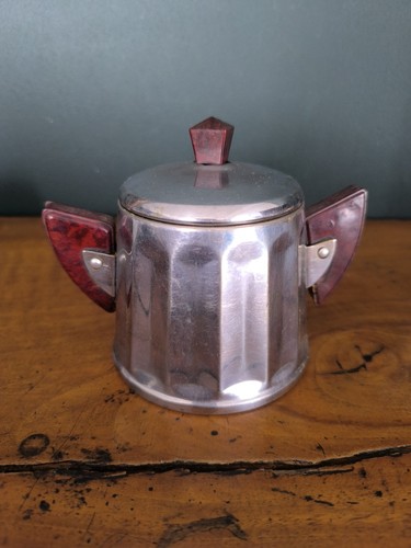 Art deco sugar bowl - art,