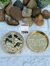 Ancienne boussole de poche en