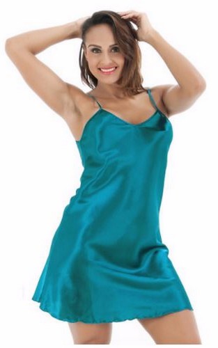 Nuisette satin couleur unie - nuisette,