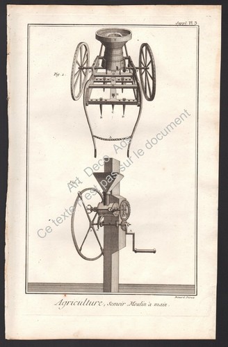 Materiel agricole ancien xviii - ancien,