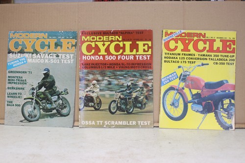 Modern cycle magazine - magazine, 1971
