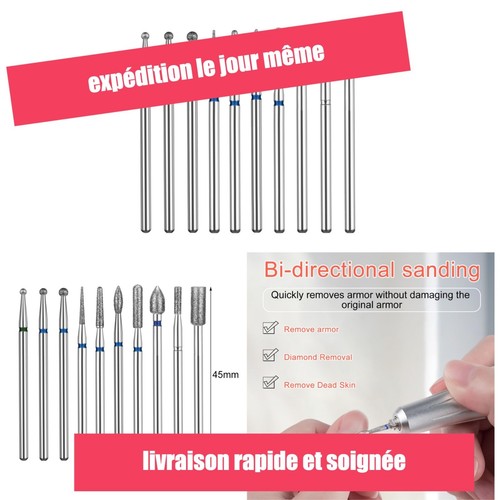 Embouts forets ongles - embouts,