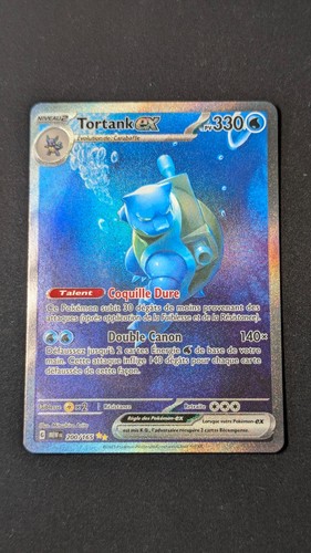 Carte pokémon tortank - pokémon, ex