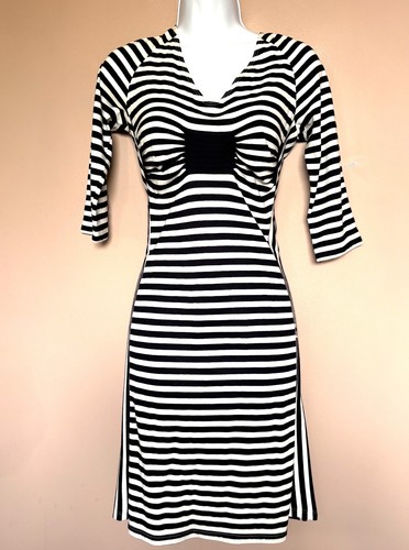 Robe marinère dos froncée - marinère,
