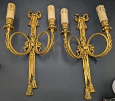 Superbe paire d'appliques en