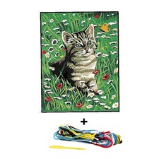 Kit canevas 18 x 14 cm Margot