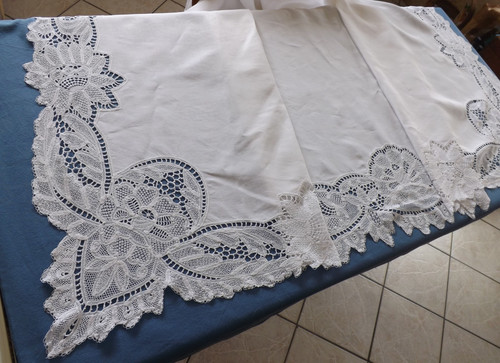 Drap rideau belle - belle, dentelle