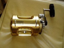 Moulinet de pêche à la traîne Shimano Tiagra 50 W eau salée d'occasion