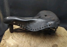 Ancien vélo selle cuir RUSCH