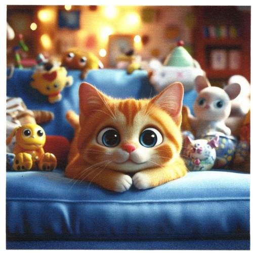 Serviettes papier chat - en,