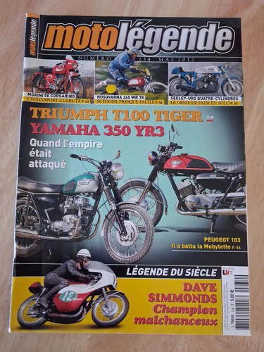Moto légende 234 2012 triumph - moto,