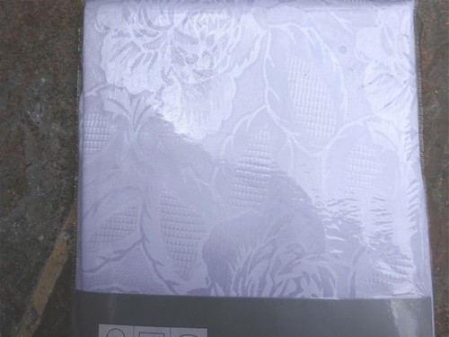 Nappe ronde damassee antitache - nappe,