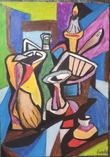 Crayons De Couleurs et Pastels Sur Papier 29,7/42cms