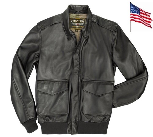 Blouson aviateur cuir - blouson, en