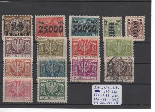 Pologne série 271 286 - pologne, (