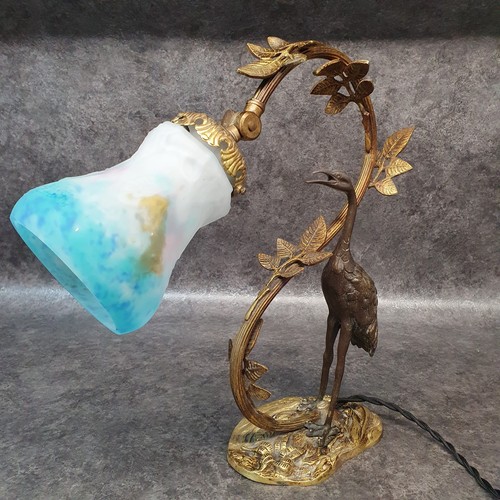 Ancienne lampe bronze - lampe, en