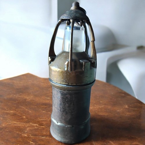 Ancienne lampe mineur mine - lampe, de