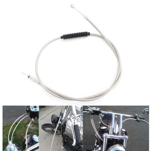 180cm steel braided - steel, clutch