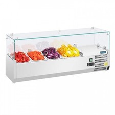 Vitrine inox réfrigérée à