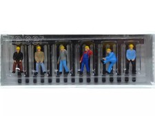 PREISER Personnel de chemin de fer avec traverses - N 1/160 - PREISER 79034