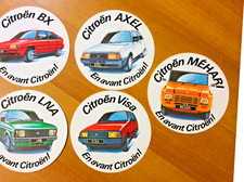 lot sticker Citroen Mehari BX AXEL LNA VISA sticker sticker old sticker 