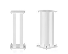 NORSTONE STYLUM SQUARE STAND WHITE SATIN PAIR STAND NEW