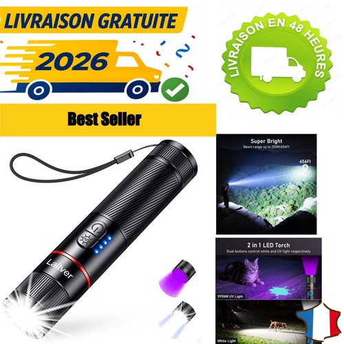 Lampe torche rechargeable - , led