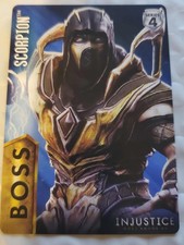 DC Injustice Gods Among Us Arcade Series 4 Scorpion Mortal Kombat BOSS Card #116