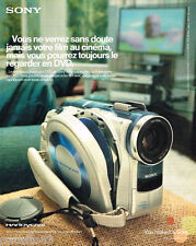ADVERTISING ADVERTISING 085 2003 SONY camcorder HANDYCAM