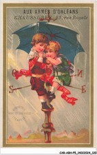 CAR-ABHP5-0863-CHROMOS - AUX ARMES D'ORLEANS - CHAUSSURES - GIROUETTES - VENT