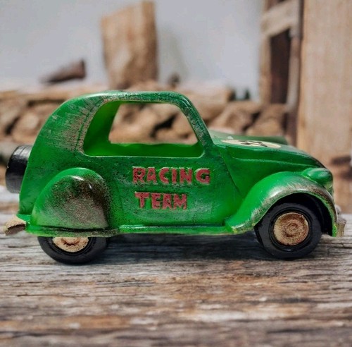 Citroën 2cv racing vert - 2cv,