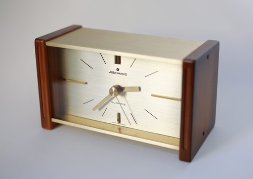 Horloge bureau junghans teck - bureau,