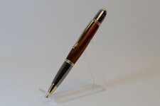 Twist Pen Made With Acacia (Shittim) Wood in Gold and Gunmetal Finish