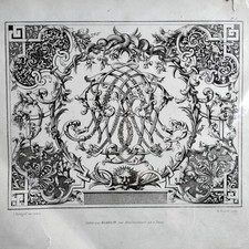Gravure ancienne décorative
