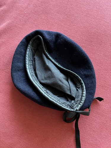 Béret homme bleu uni style