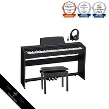 Piano numérique CASIO Privia PX-770 (noir) avec casque de tabouret de piano r...