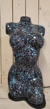 Lampe buste femme mosaique 50cm