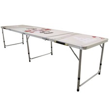 Table de Beer Pong Imperméable, Pliable et Transportable de 240cm de Long