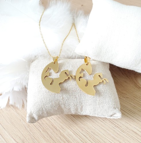 Collier cheval puzzle - , à