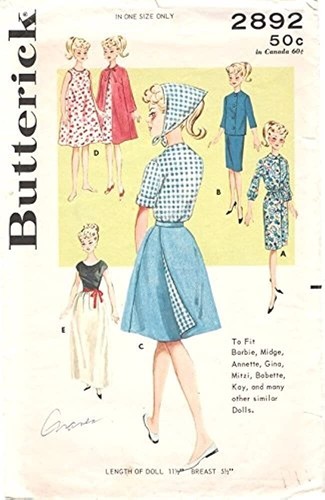 2892 patron butterick vintage - 2892,