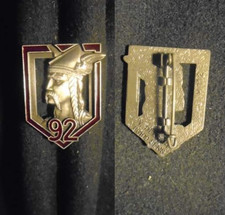 INSIGNE MILITAIRE – 92°