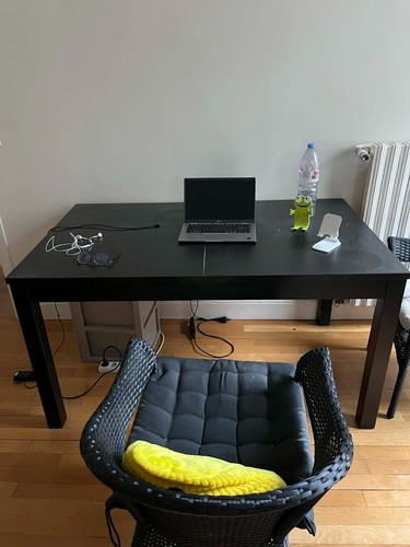 Grande table couleur - couleur, noir