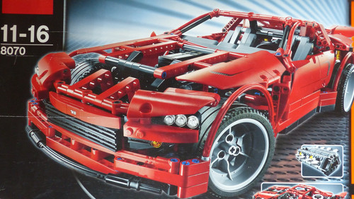 Lego technic 8070 supercar - technic,