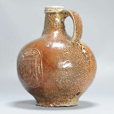 Antique 17th century Dutch Bellarmine Jug - Baardmankruik - Bartmann jug Rare!
