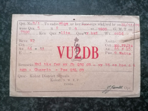 Carte qsl radio amateur de - radio,