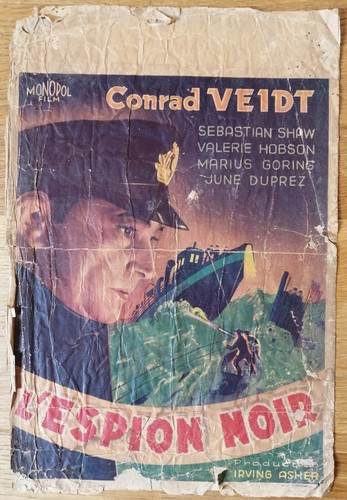 Espion noir conrad veidt - espion,